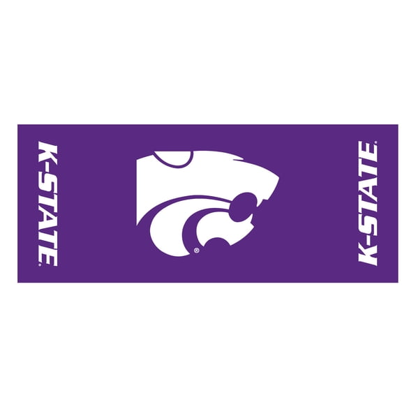 Kwik-Covers Collegiate 6 ft Fitted Rectangular Plastic Cover for Table (72” x 30”) - 2 Pack, Kansas State University (purple)