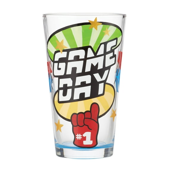 Designs by Lolita Game Day Hand-Painted Artisan Beer Pint Glass, 16 Ounce #6011652