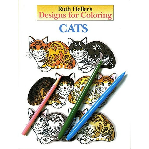 Pre-Owned Designs for Coloring: Cats (Paperback) 0448031485 9780448031484