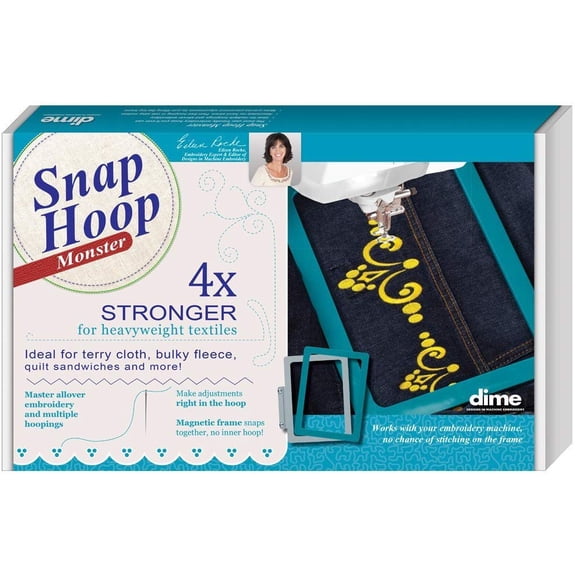 Designs in Machine Embroidery (SH00A8M) Snap Hoop Monster 6" x 10"