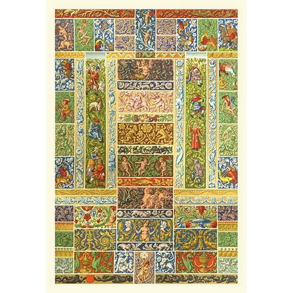 Designs of the Renaissance- Fine Art Canvas Print (20" x 30")
