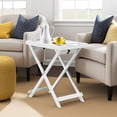 thumbnail image 1 of Convenience Concepts Designs2Go Folding Tray Table, White, 1 of 5