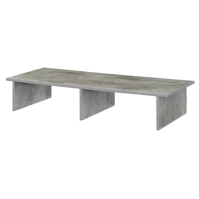 Designs2Go Large TV & Monitor Riser, Support Bar, Faux Birch, Melamine ...