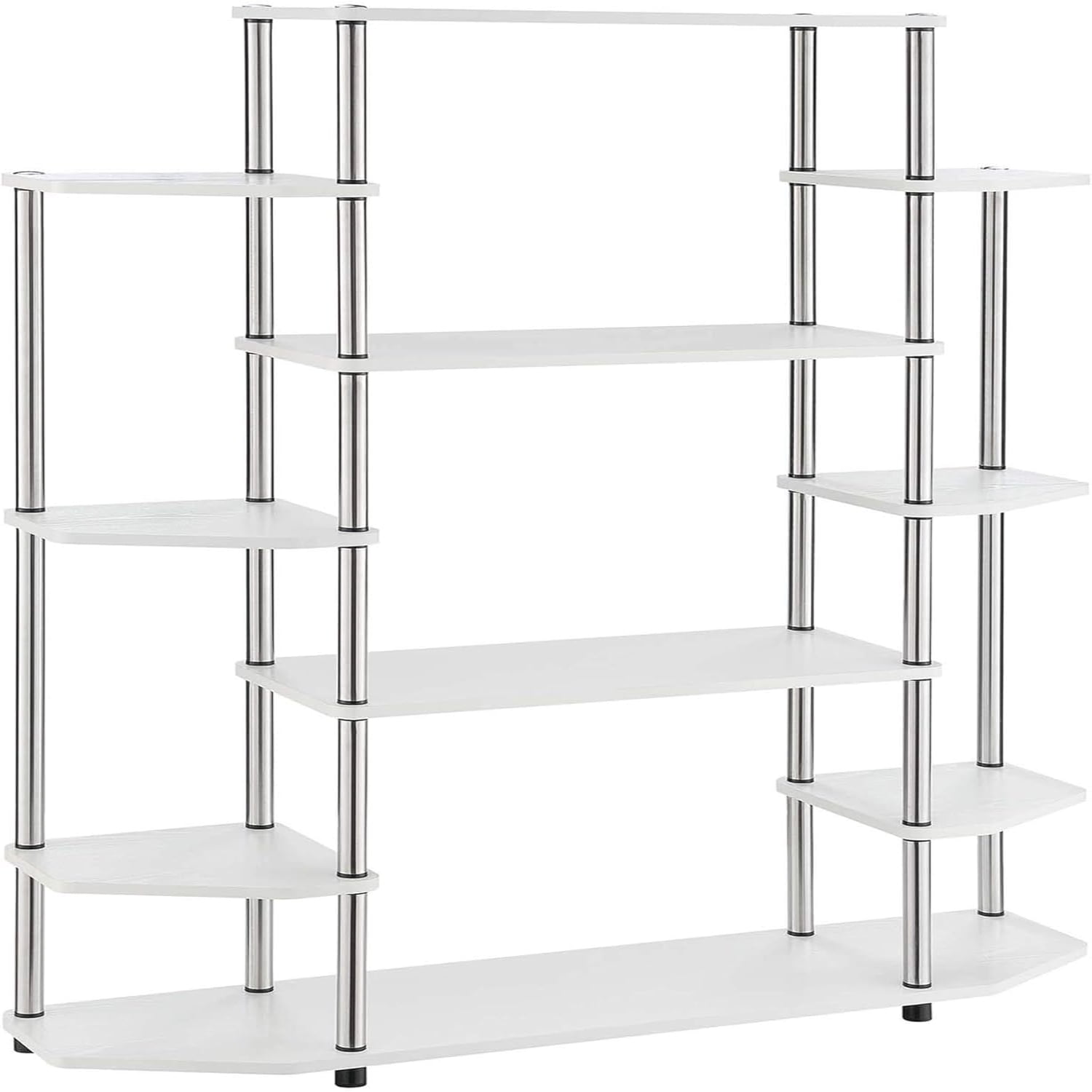Designs2Go No Tools Book Shelf Contemporary Storage Shelves for