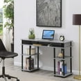 thumbnail image 1 of Convenience Concepts Designs2Go No Tools Student Desk, Gray/Black Poles, 1 of 9