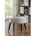 thumbnail image 1 of Convenience Concepts Designs4Comfort Mid Century Ottoman Stool, Multiple Finishes, 1 of 4