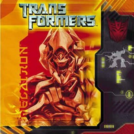 Designware Brand Transformers Megatron Orange Small Napkins Party Supplies 16 Ct