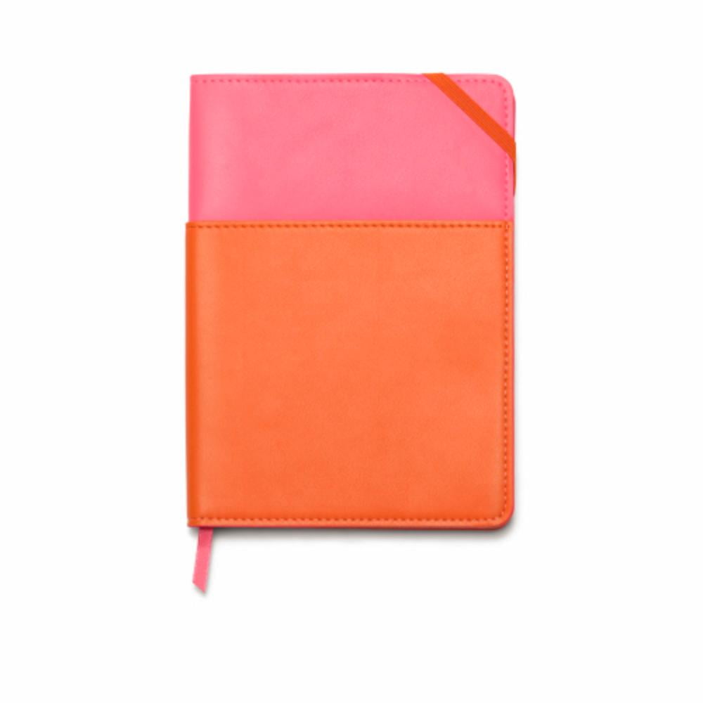 Designworks Ink Pink/Chili Vegan Leather Pocket Journal
