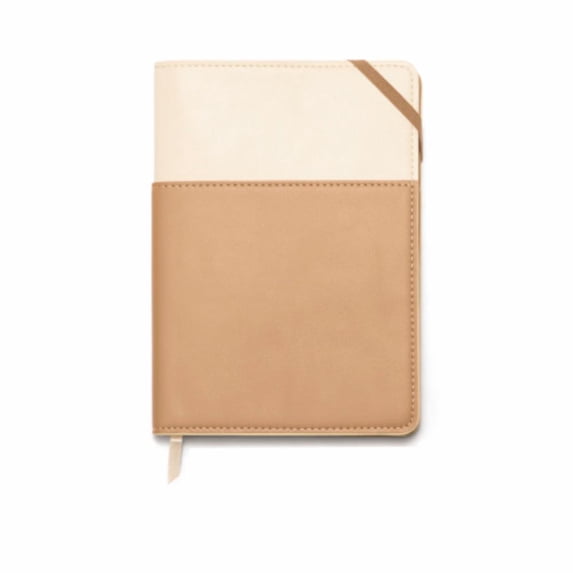 Designworks Ink Taupe Vegan Leather Pocket Journal