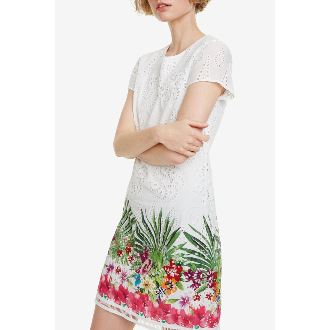 Desigual white dress sale