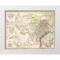 thumbnail image 1 of Desilver 14x12 White Modern Wood Framed Museum Art Print Titled - Texas and Northern Mexico - Desilver 1859, 1 of 4