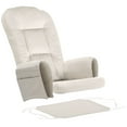 thumbnail image 1 of Lovote 5 in 1 Glider Rocker Replacement Cushions Set - Soft Thicken Velvet Rocking Chair Cushion with Ottoman Cover for Indoor Nursery Glider Rocking Chair, Beige, 1 of 8
