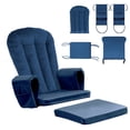 thumbnail image 1 of Lovote 5pcs Glider Rocker Replacement Cushion Velvet Rocking Chair Cushions Set w/ Ties, 1 of 7