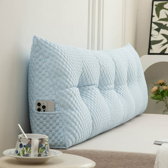 Lovote Comfort Wedge Headboard Pillow - Plush Supportive Backrest for Reading & Relaxing