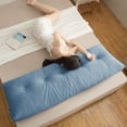 thumbnail image 1 of Lovote Triangular Headboard Pillow with Side Pockets, Chenille Fabric, Bed Rest Reading Pillow, Removable & Washable Cover, Daybed Wedge Pillow for Queen Beds, 1 of 7