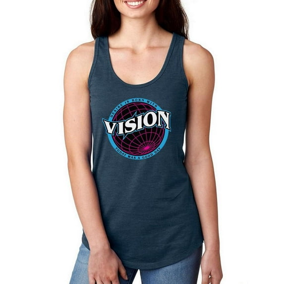 Desire Is Born With Vision Racerback Tank Women -Image by Shutterstock, Female Large