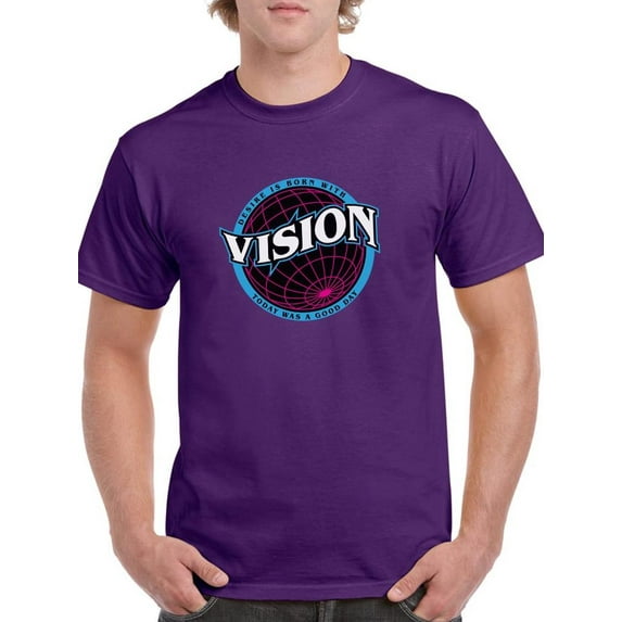 Desire Is Born With Vision T-Shirt Men -Image by Shutterstock, Male Large