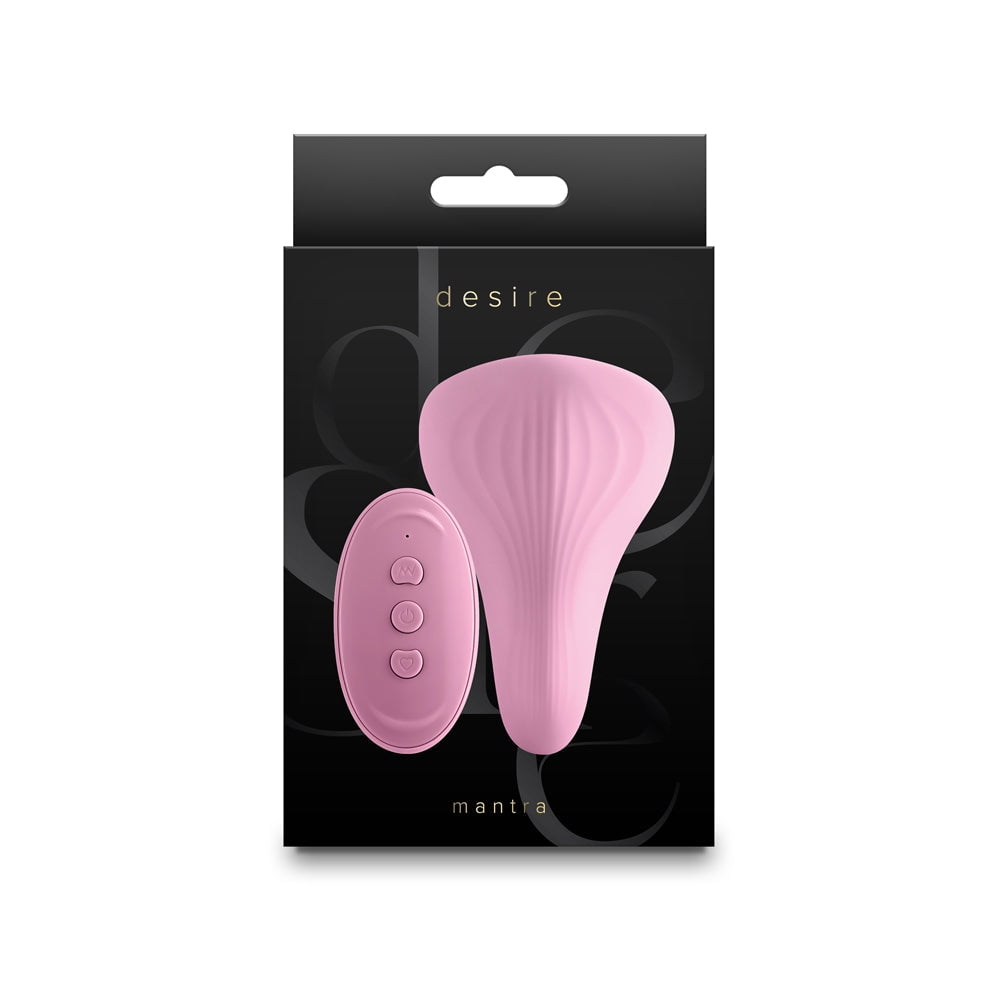 triple sex toy Desire Mantra Panty Vibrator with Remote Control, Ash