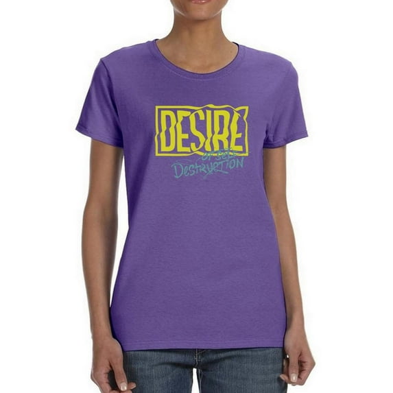 Desire Of Self Destruction Shaped T-Shirt Women -Image by Shutterstock, Female XX-Large