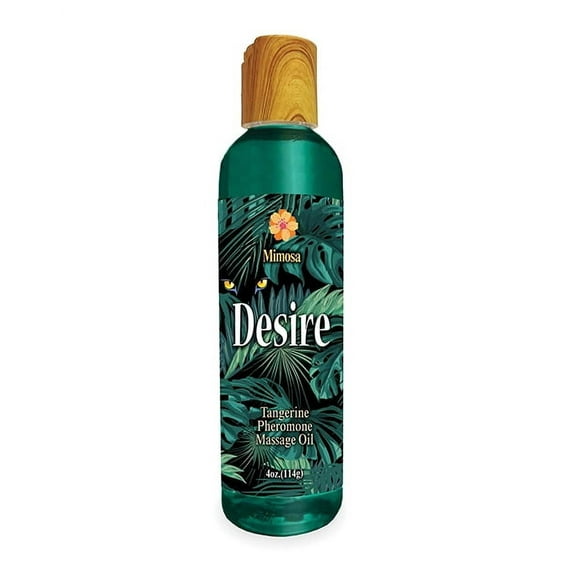 Desire Pheromone Massage Body & Skin Oil by Little Genie - 4 oz Tangerine