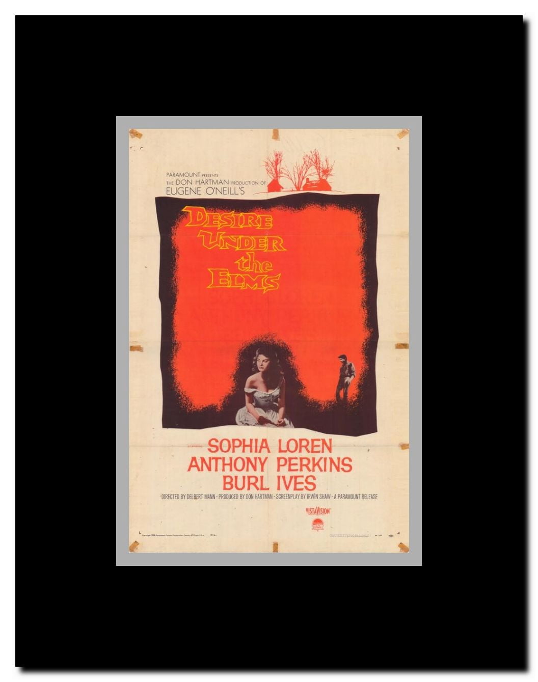 Desire Under the Elms Framed Movie Poster
