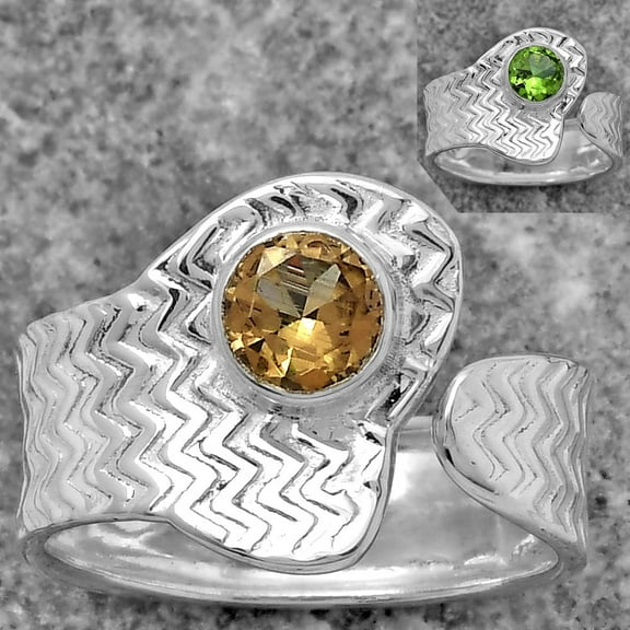 Desiregem Adjustable - Zandrite Color Change 925 Silver Adult Women Ring s.8.5 Jewelry SDR152539