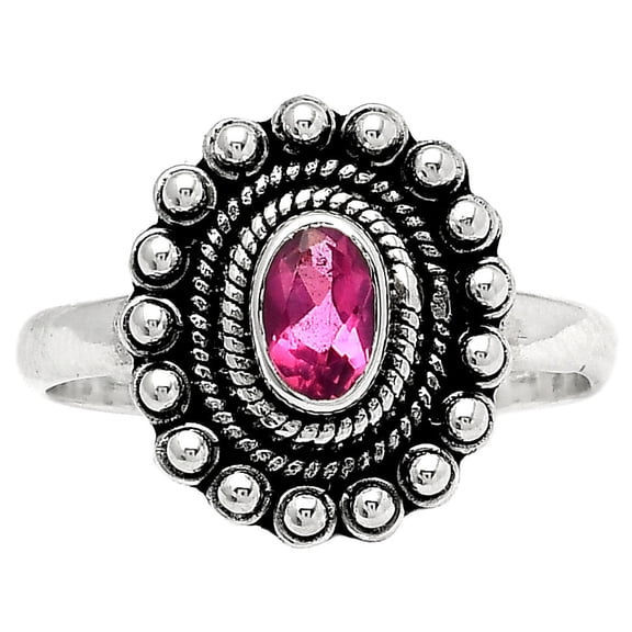 Desiregem Lab Created Ruby 925 Sterling Silver Adult Women Ring s.6.5 Jewelry SDR151214