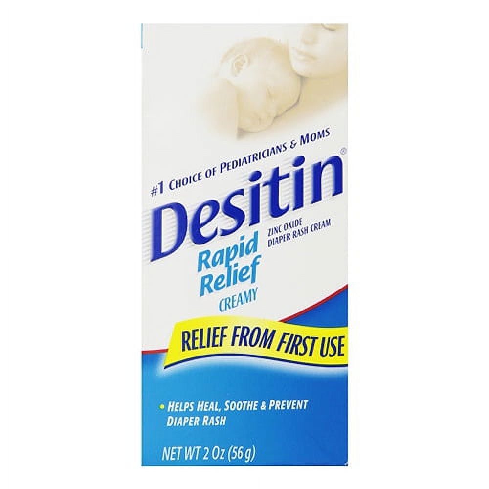Desitin Creamy Zinc Oxide Diaper Rash Ointment, Fresh Scent 2Oz