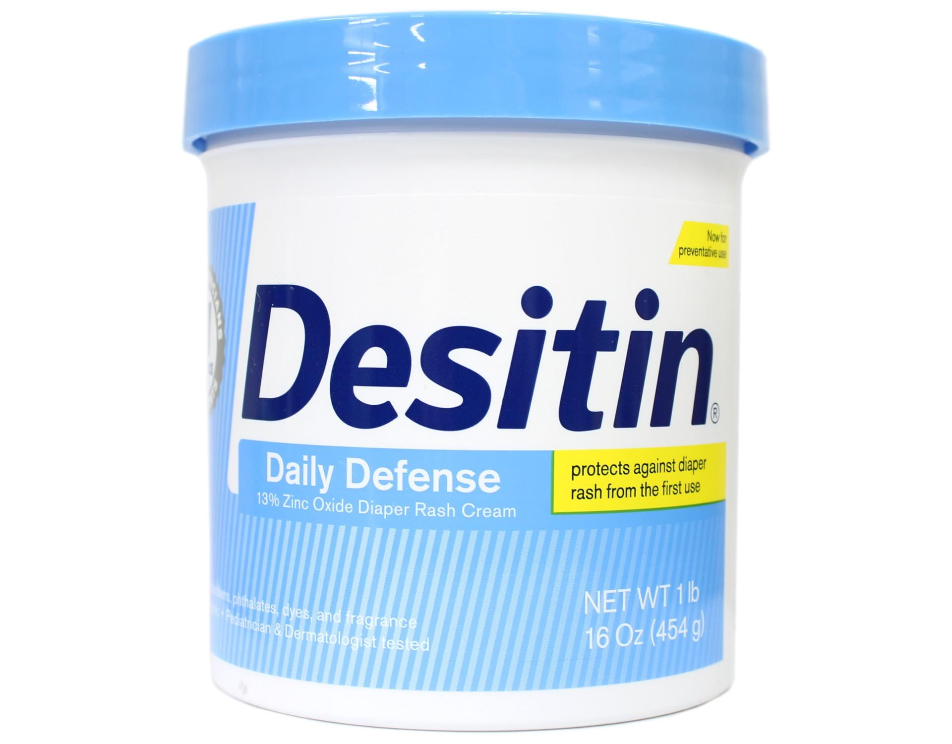 Desitin Rapid Relief Diaper Rash Cream, 16Ounce Jar