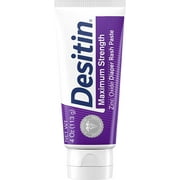 Desitin Maximum Strength Baby Diaper Rash Cream with 40% Zinc Oxide for Treatment, Relief & Prevention, Hypoallergenic,, Phthalate- & Paraben-Free Paste, 4 oz