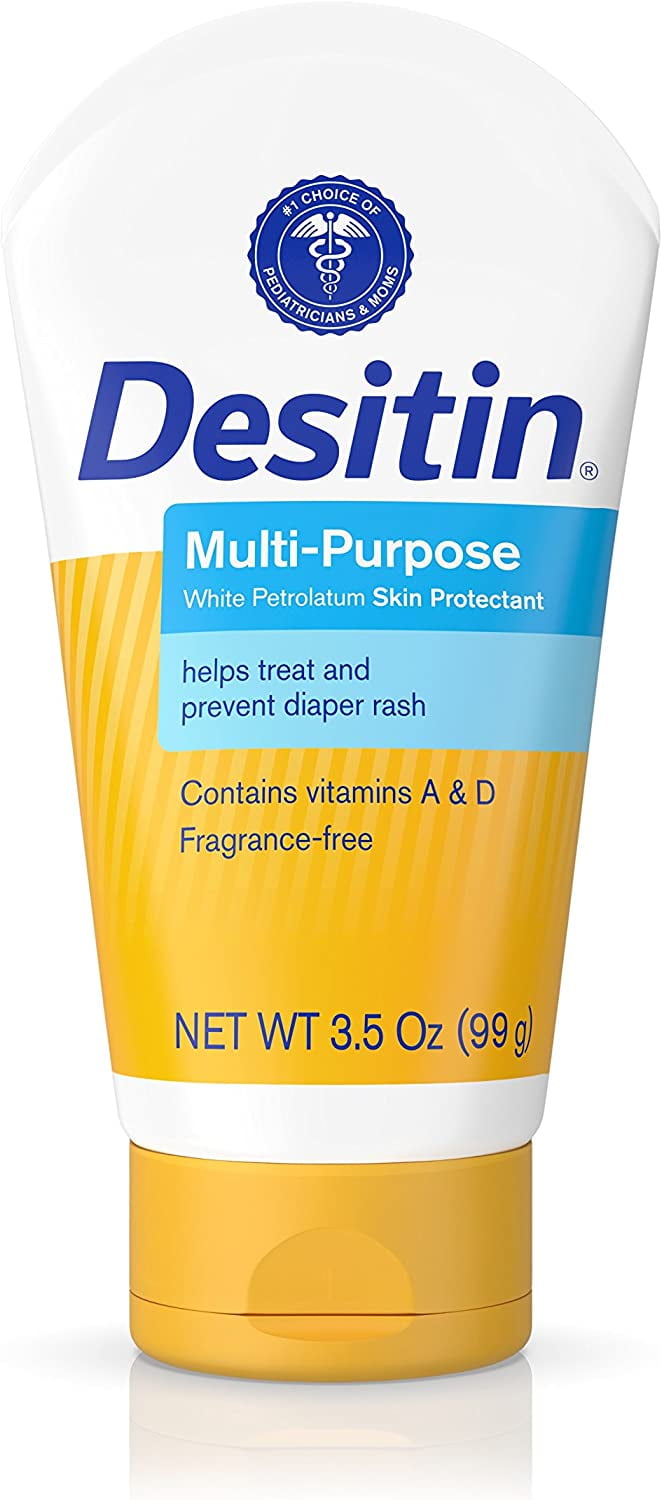 Desitin Skin Protectant and Diaper Rash Ointment MultiPurpose with Vitamins A & D, Travel Size