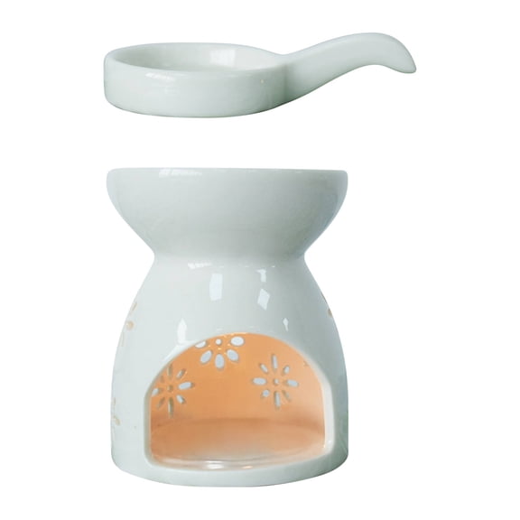 Desk Accessories Clearance! Ceramic Tea Light Candle Holder Oil Burner Wax Melt Burner Incense Aroma Diffuser Home Decor