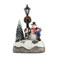 thumbnail image 1 of Desk Accessories Clearance! Christmas Scene Village Houses Figurines Modern Sets Micro For Snowman, 1 of 9