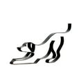 thumbnail image 1 of Desk Accessories Clearance! Dog Minimalist Arts Sculpture Personalized Gift Metal Decoration, 1 of 7