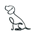 thumbnail image 1 of Desk Accessories Clearance! Dog Minimalist Arts Sculpture Personalized Gift Metal Decoration, 1 of 7
