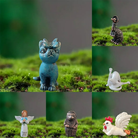 Desk Accessories Clearance! Easter Bunnies Decor Bunny Statue Garden Decor for Outside Resin Bunny Figurine Outdoor Garden Bunny Figurine for Patio Yard Ornament*1