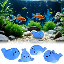 Desk Accessories Clearance! Glow in The Dark Decoration Cute Seal Fish Tank Decoration Mini Sea Diy Resin Crafts 1 Cute Luminous Seal Figurine