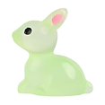 thumbnail image 1 of Christmas Ornaments Flash Deals! Mini Glowing Rabbit Statue Light Up Dark Resin Rabbit Figure for Fairy Garden Easter Egg Fillers Diy Glass Container Craft Desktop Ornament Clearance!, 1 of 8