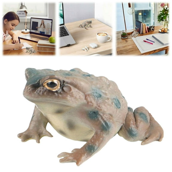 Desk Accessories Clearance! Realistic Solid Frog and Animal Figurines for Kids Educational Reptile Toys Ideal for Birthday and Science Projects A Toad Animal Figurine