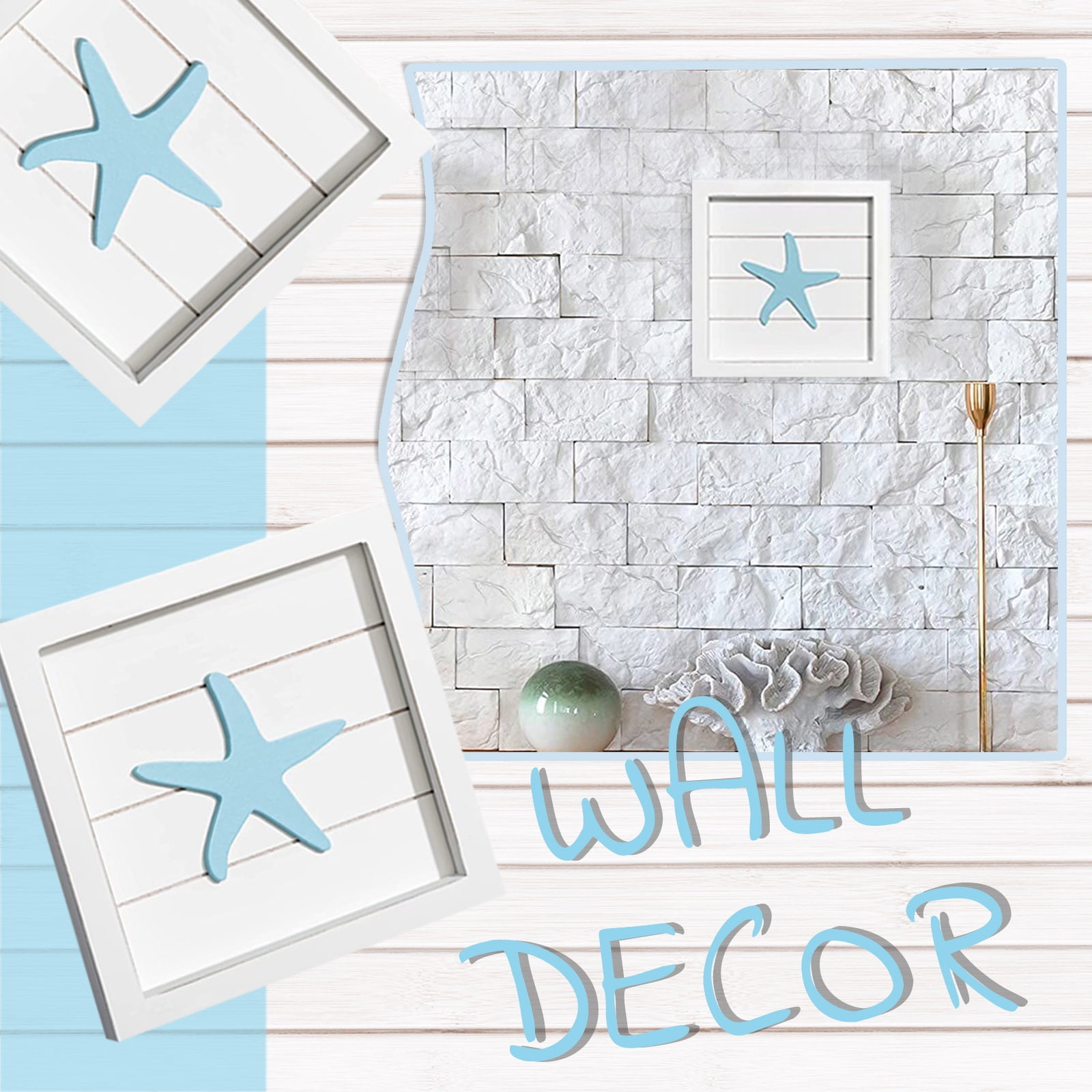 Desk Accessories Promotion Sale! Nomeni Ocean Theme Beach Wall Decor ...