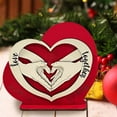 thumbnail image 1 of Desk Accessories Promotion Sale! Nomeni Valentines Day Wooden Table Top Decorations Wooden Signs Table Centerpieces Decoration for Valentine Day Party Table Home Decor, Home Decor Clearance Sale, 1 of 4