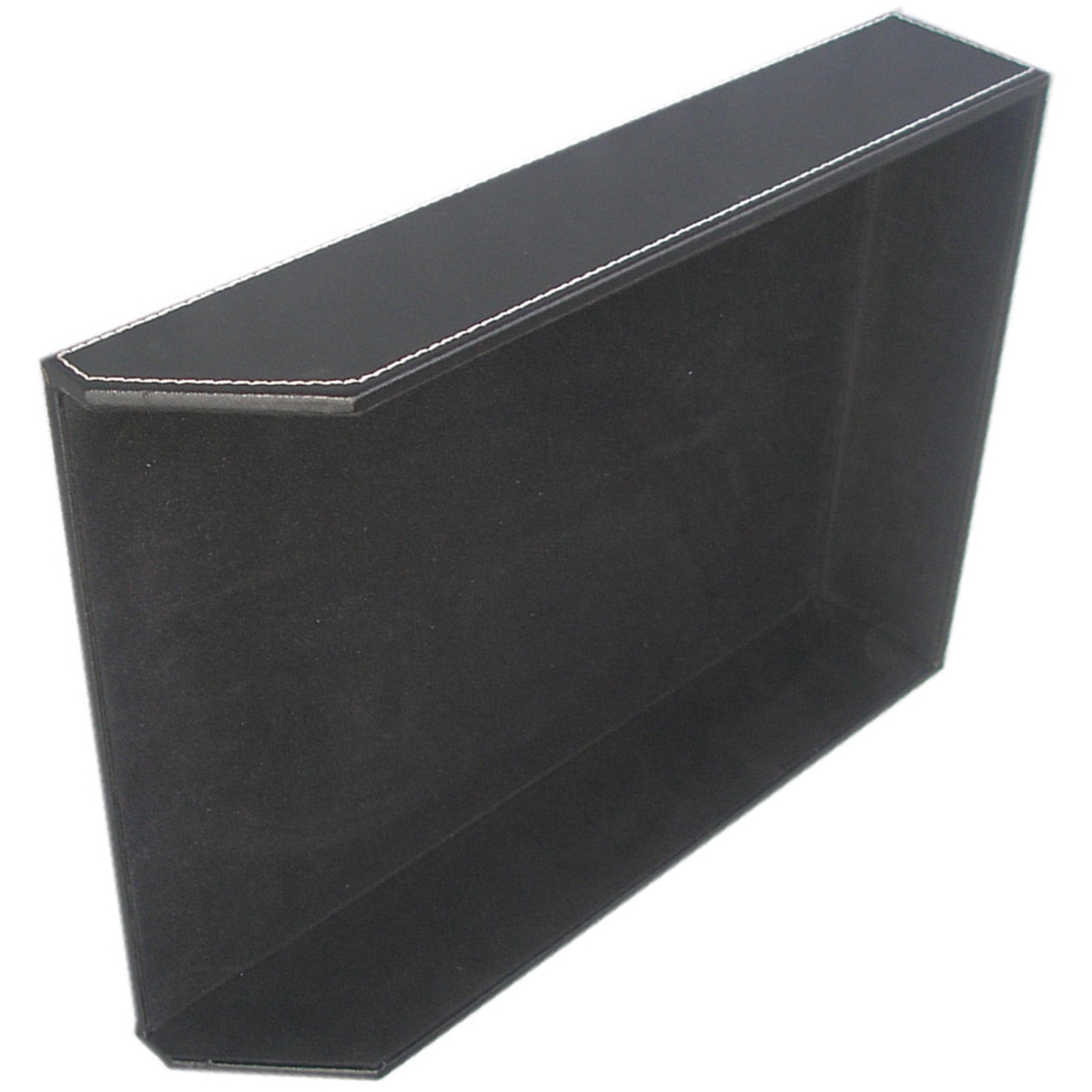 Desk Accessory A 4 File Holders Document Tray Featuring PU Leather Exterior And Protective Felt Inner Layer