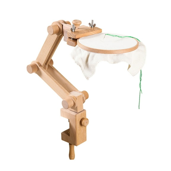 Desk Adjustable Embroidery Frame Stand, Embroidery Stand Rotating Stitching Stand