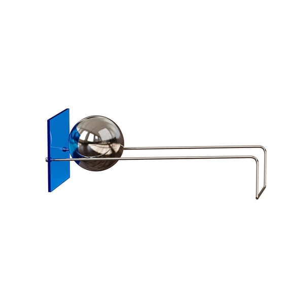 Desk Book Holder, Acrylic Panel Metal Rods, 17×17×48cm Upright for Workstations, Reading Nooks