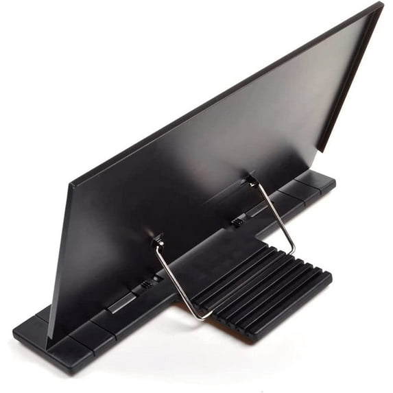 Desk Book Holder For Books, Documents, Laptops, iPads, Cookbooks, And So On - Foldable And Portable Book Stand For All Tables And Desks – Angle Adjustable Book Holder