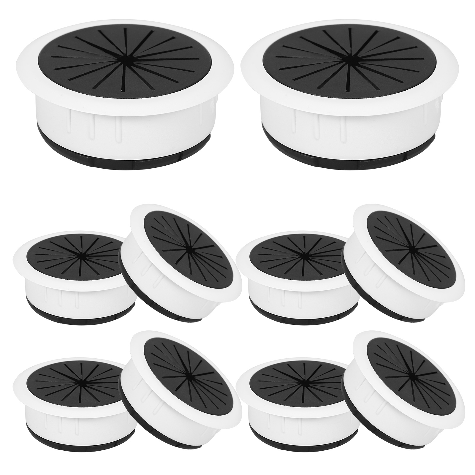 Desk Cable Hole Cover Organizer Electric Wire Electrical Decorative