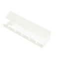 thumbnail image 1 of Under Desk Cable Management Tray with Adhesive & Screws | White Plastic Cord Organizer for Computer Desk | 40x12x10cm Storage Rack for Power Strips & Cables, 1 of 6