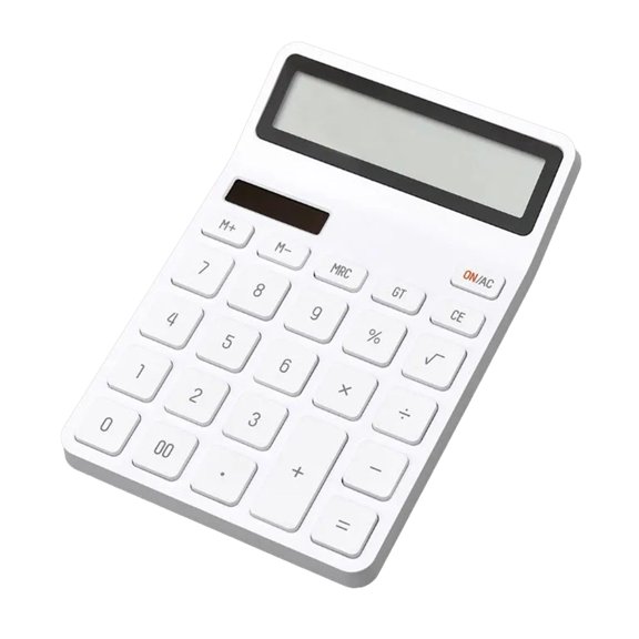 Desk Calculator Solar Powered 12 Digit Calculators for Office and School Use with Large Easy to Read Display