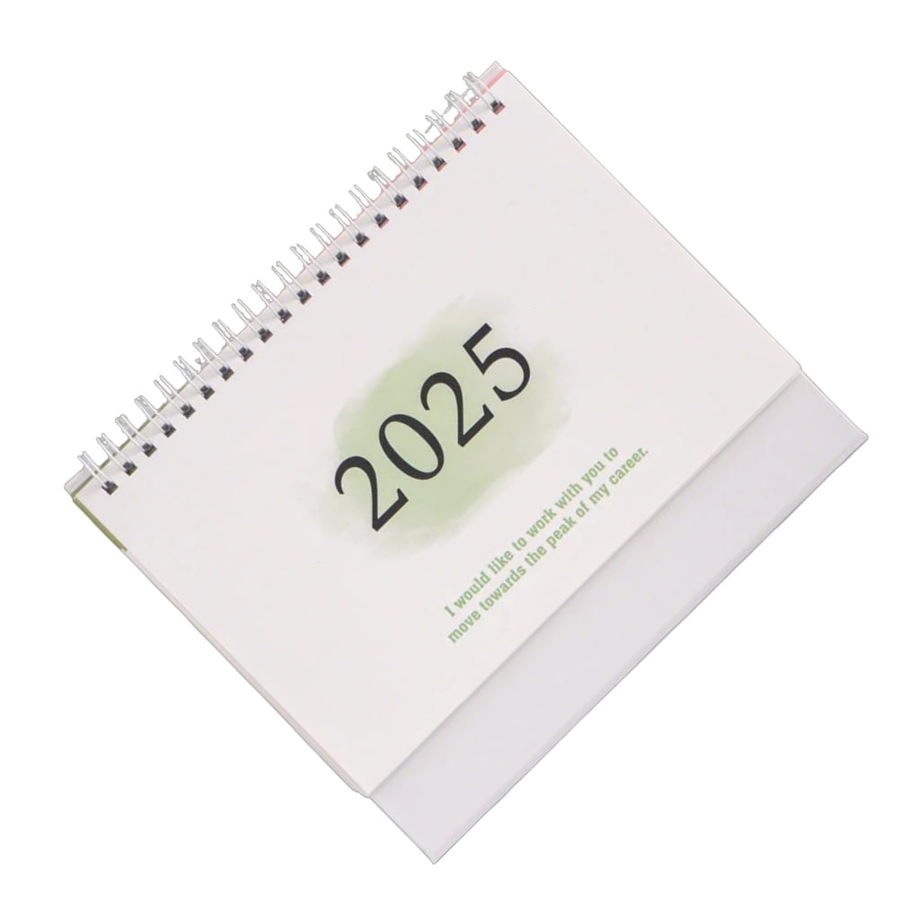 Desk Calendar 16 Month Referances from 09/2024 to 12/2025 Office Desk