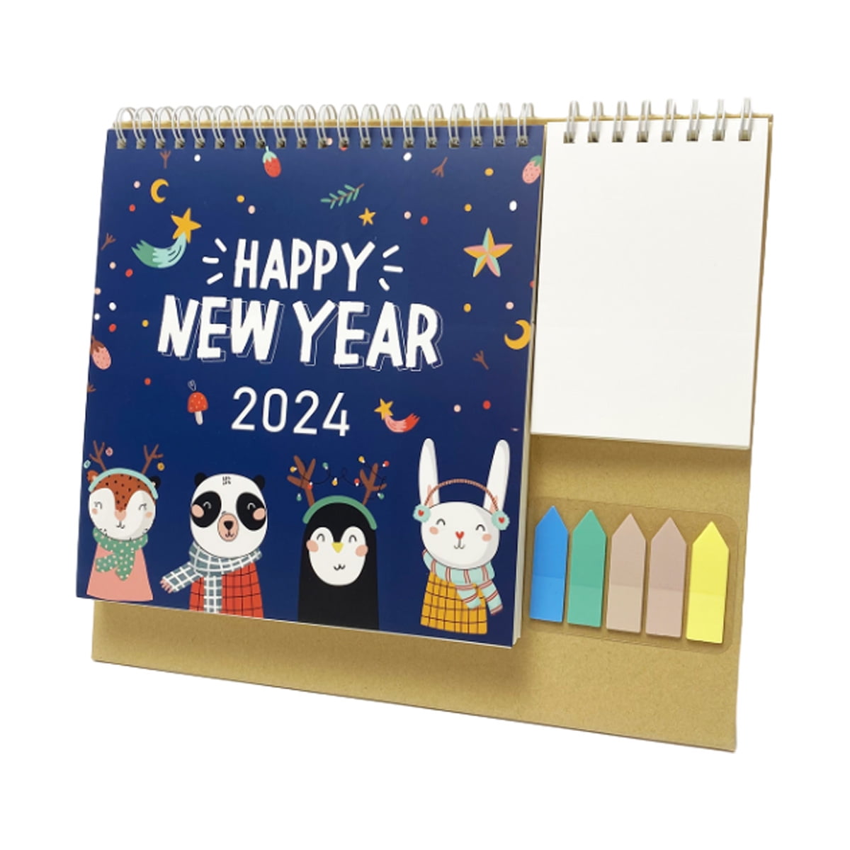 Desk Calendar 20232024 18 Monthly Small Desktop Calendar Runs from